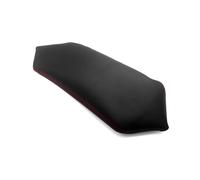 MEXWLOP For Toyota, for RAV4, 2016 2017 2018 Interni auto in pelle microfibra Controllo centrale Bracciolo Box Cover Adesivo Trim Copribracciolo per auto(Black-red line)
