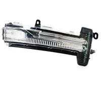MEXWLOP For VOLVO, XC60 2014-2017 LED for auto, luce diurna, indicatore di direzione, specchietto retrovisore, 31371878 31371879 (sinistra e destra) Spia luminosa dello specchietto(BLACK Only Right)
