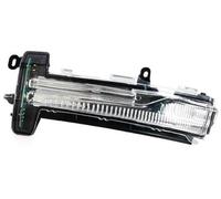 MEXWLOP For VOLVO, XC60 2014-2017 LED for auto, luce diurna, indicatore di direzione, specchietto retrovisore, 31371878 31371879 (sinistra e destra) Spia luminosa dello specchietto(BLACK Only Left)
