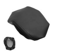 MEXWLOP For VW, 2014 2015 2016 Interni auto in pelle microfibra Center Console Coperchio Bracciolo Box Cover Protezione Trim Copribracciolo per auto(B Black)