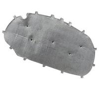 MEXWLOP For VW, for Golf, 6, for Golf, 6 GTI Cofano anteriore Imbottitura insonorizzante del motore Copertura insonorizzata in cotone Tappetino isolante termico Scudo termico del motore(Silver)