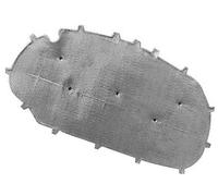 MEXWLOP For VW, for Golf, 6, for Golf, 6 GTI Cofano anteriore Isolamento acustico del motore Tappetino in cotone Fodera insonorizzata Tappetino isolante termico Scudo termico del motore(Silver)