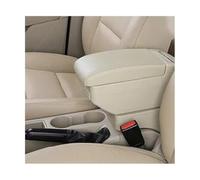 MEXWLOP For VW, vento, POLO, V 2009-2020 Box bracciolo for auto Centro Console centrale Accessori for riporre accessori for auto USB Bracciolo per auto(BLACK E Beige 9 Usb)