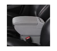 MEXWLOP For VW, vento, POLO, V 2009-2020 Box bracciolo for auto Centro Console centrale Accessori for riporre accessori for auto USB Bracciolo per auto(BLACK F Gray No Usb)