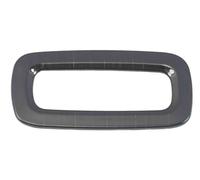 MEXWLOP For XC60, interruttore for bagagliaio 18, cornice decorativa in titanio spazzolato nero, striscia luminosa interna, cornice di patch Etichetta adesiva per interruttore del bagagliaio