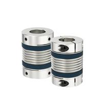 MEXWLOP Giunto a soffietto for albero in lega di alluminio da 6 mm a 15 mm for tornio Connect Giunto Oldham Couplings(Lb B D32l48 9x9)