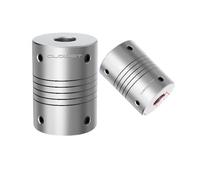 MEXWLOP Giunto flessibile for albero motore CNC in alluminio Clowiet da 5 mm a 8 mm, spedizione gratuita, 3/4/5/6/6,35/7/8/10 mm Lr D D19l25 Giunto Oldham Couplings(10mmx10mm)