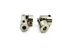 MEXWLOP Giunto for Barca Modello di Nave in Metallo in Acciaio Inossidabile, for connettore for for Auto D90 SCX10 RC da 4 a 3,17 mm 5 a 6 a Braccio di Sospensione(5 to 5mm 2pcs)