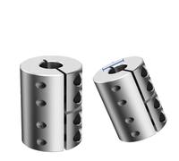 MEXWLOP Giunto rigido for albero encoder in alluminio D16l16 Giunto integrale ad alta coppia Diametro foro 3 4 5 8 mm Giunto Oldham Couplings(Ll B D16l16 3x7)