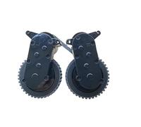 MEXWLOP Gruppo motori ruota aspirapolvere, for Polaris, PVCR1020, 1026, 1028, 1226, 3200, 3200 IQ, 3400 IQ, parti ruota for aspirapolvere robot Set motore ruota aspirapolvere(BLACK L and R Wheel)