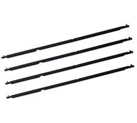 MEXWLOP Guarnizioni for porte e finestre 4 pezzi Guarnizione in gomma for finestrino esterno dell'auto Striscia di pressione impermeabile Striscia di tenuta Cintura modanatura, for Mazda, 6 2004-2012