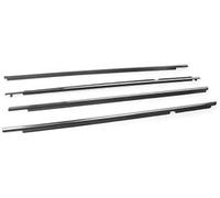 MEXWLOP Guarnizioni for porte e finestre 4 pezzi Guarnizione in gomma for finestrino esterno dell'auto Striscia di pressione impermeabile Striscia di tenuta for modanatura della cinghia, for Toyota, f