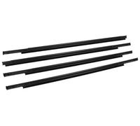MEXWLOP Guarnizioni for porte e finestre 4 pezzi Guarnizione in gomma for porta esterna for finestra auto, for Mitsubishi, for Outlander 2007-2012 Striscia di tenuta a pressione impermeabile Striscia