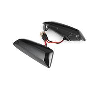MEXWLOP Indicatore di direzione a scorrimento dinamico Luce di posizione sequenziale sul parafango laterale, for Vauxhall, for Opel, Astra JK Zafira Crossland X Indicatore di direzione per auto(Smoke