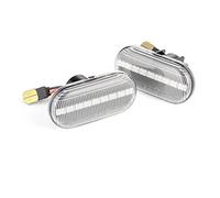 MEXWLOP Indicatore di direzione dinamico laterale, for NISSAN, for Opel, for, for Smart, for Renault, Clio 1 2 KANGOO MEGANE LAGUNA Indicatore di direzione(Crystal)