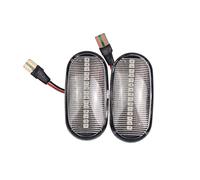 MEXWLOP Indicatore laterale dinamico Indicatore di direzione Luce lampeggiante sequenziale Preludio CRX S2000 Integra Fit Del Sol, for Acura, for Civic, Indicatore di direzione per auto(2PCS Crystal T