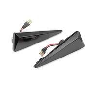 MEXWLOP Indicatore luminoso di direzione ambra dinamico da 2 pezzi, for Renault, Avantime Espace4 Megane2 Wind Indicatore di direzione(Smoked)
