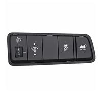 MEXWLOP Interruttore di regolazione dell'altezza del faro luminanza dello strumento elettrico portellone posteriore, for Hyundai, 93710D3350 Interruttore di avvio(Black Belt tailed do)