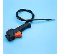MEXWLOP Interruttore maniglia Acceleratore Cavo grilletto Motore GX35 Motore Decespugliatore Decespugliatore Decespugliatore Kit interruttore per motosega