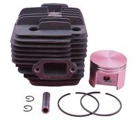 MEXWLOP Kit anello spinotto pistone cilindro da 49 mm, for sega da taglio for calcestruzzo, For Stihl TS400 42230201200 4223 020 1200 Parti della motosega Kit pistone motosega