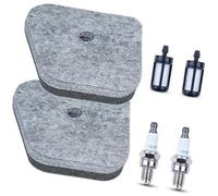 MEXWLOP Kit candela filtro aria carburante, for STIHL, KM HL HT FC SP 87 FS90 FS100 FS110 FS130 decespugliatore tagliabordi sostituire 4180 120 1800 Candela per tosaerba