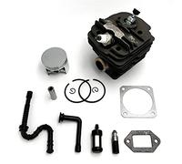 MEXWLOP Kit candela pistone cilindro da 48 mm, per, for 034 036 MS360 MS340 MS 340 360 Motore for motosega 11250201206 1125 020 1206 Kit pistone motosega