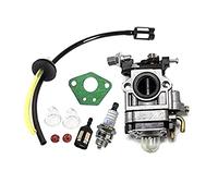 MEXWLOP Kit carburatore Decespugliatore con Tubo Flessibile di Tenuta Candela Filtro Benzina Accessori Parti 52cc 49cc 43cc Kit carburatore