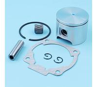 MEXWLOP Kit cuscinetto ad ago con anello elastico di sicurezza, anello pistone da 46 mm, perno da 10 mm, for Husqvarna, 51 55, for Rancher EU1, for Jonsered, 2054 2055 sega a catena 503608171 Kit pist