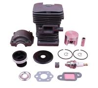 MEXWLOP Kit di aspirazione della vaschetta del motore con pistone cilindro da 38 mm, for parte di ricambio for motosega, For Stihl MS180 018 MS 180 Kit pistone motosega