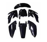 MEXWLOP Kit di copertura for carrozzeria for moto Dirt Bike, ABS, parafanghi, carenatura, pannelli parafanghi, coperture parafango CRF70 70CC Parafango per moto(Schwarz)
