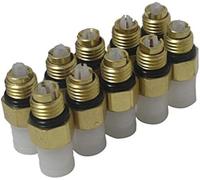 MEXWLOP Kit di riparazione sospensioni pneumatiche 10 pezzi Valvola aria M8, for Benz, W251 W164 W212 W211 W220 W221 Nuovo tubo connettore aria Raccordi in ottone 1643200625 2123200358 cuffie antipolv