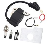 MEXWLOP Kit filtro aria candela candela accensione filtro carburante, for motosega STIHL, 017 018 MS170 MS180 MS180C MS170C, sostituisce 1130-400-1302, 1130-124-0800 Bobina di accensione