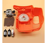 MEXWLOP Kit Filtro Aria carburatore avviamento a Strappo decespugliatore bordatore, for STIHL, FS55 FS46 FS45 FS38 FC55 HL45 KM55 FS 55 41401200619 41401242800 Avviamento a Strappo