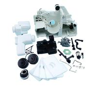 MEXWLOP Kit filtro linea tappo serbatoio olio combustibile carburatore carter, for STIHL, 018 MS180 017 MS170 Molla asta collettore aspirazione motosega Tappo del serbatoio del carburante