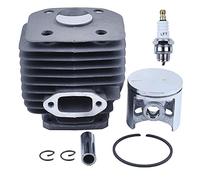 MEXWLOP Kit pistone cilindro da 48 mm, for pezzi di ricambio for motosega Husqvarna 262xp 261 262 503541171 W Candela Kit pistone motosega