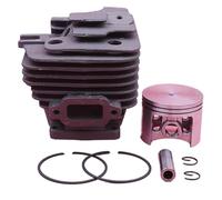 MEXWLOP Kit pistone cilindro da 49 mm, for motoseghe, For Stihl MS361 MS 361 di ricambio 1135 020 1202 Anelli elastici con anello perno Nikasil Big Bore Kit pistone motosega