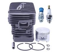 MEXWLOP Kit pistone cilindro da 49 mm, per, for MS390 MS290 MS310 029 039 Motosega 1127 020 1216 W Valvola di decompressione candela Kit pistone motosega