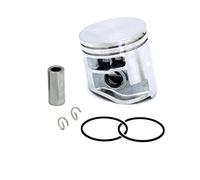 MEXWLOP Kit pistone con anelli di sicurezza for pistone da 38 mm, for motosega, MS181 MS181C 1139 030 2002 Kit pistone motosega