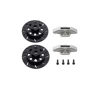 MEXWLOP Metallo Anteriore Posteriore, for AR14B alloggiamento ASSE Fuso a snodo C-Hub Pinza rotore Esagonale, for 1/10 RC Rock Bouncer, for Axial RBX10 Ryft Braccio di Sospensione(Rotor Caliper-A)