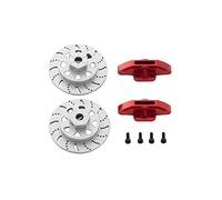 MEXWLOP Metallo Anteriore Posteriore, for AR14B alloggiamento ASSE Fuso a snodo C-Hub Pinza rotore Esagonale, for 1/10 RC Rock Bouncer, for Axial RBX10 Ryft Braccio di Sospensione(Rotor Caliper-C)