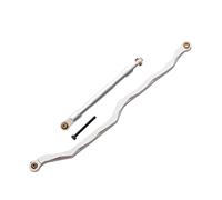 MEXWLOP Metallo Anteriore Posteriore, for AR14B alloggiamento ASSE Fuso a snodo C-Hub Pinza rotore Esagonale, for 1/10 RC Rock Bouncer, for Axial RBX10 Ryft Braccio di Sospensione(Steering Link-SR)