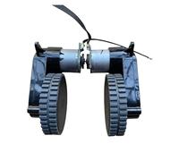 MEXWLOP Motore della ruota dell'aspirapolvere, for Conga, 1090, 1790, 950, 2290, 1300, 3000, parti della ruota dell'aspirapolvere robot Set motore ruota aspirapolvere(BLACK L and R Wheel)