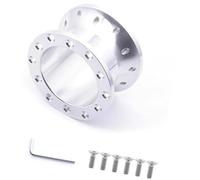 MEXWLOP Mozzo per montaggio su ruota per auto Sintonizzazione mozzi volante per auto, per adattatore distanziale sportivo 30mm 50mm Kit boss mozzo racing in alluminio CNC(BLACK 50MM Silver)