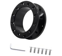 MEXWLOP Mozzo per montaggio su ruota per auto Tuning Auto, per Adattatore Distanziale Volante Sportivo 30Mm 50Mm Kit Boss Mozzo Racing in Alluminio CNC(BLACK 30MM Black)