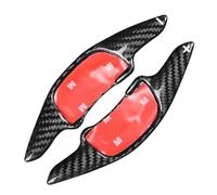 MEXWLOP Paddle cambio automatico al volante, for Mazda, CX-30 2020-2021, for, 3 2019-2021 Parti interne for auto in fibra di carbonio Sostituzione del cambio al volante dell'auto(Schwarz)