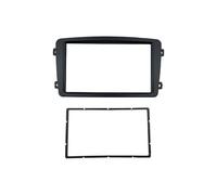 MEXWLOP Pannello stereo doppio Din, for Benz, CLASSE C W203 2000-2004 Fascia colore nero Radio Refitting Montaggio su cruscotto Installazione Trim Kit Face Finiture audio per auto(178x100mm)