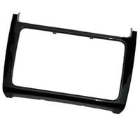 MEXWLOP Pannello stereo radio 2 DIN autoradio installazione pannello cruscotto kit telaio di rimontaggio fascia audio cornice frontale, for POLO, 2014 2015 2016 2017 Pannello cruscotto autoradio(BLACK