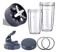 MEXWLOP Parti di ricambio for frullatore, per, for, frullatori 600W/900W/PRO - Lama di estrazione e tazze enormi da 32Oz e tazze enormi da 24Oz Coperchio della lama del frullatore