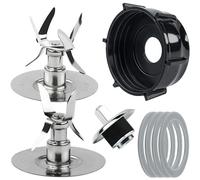 MEXWLOP Parti di ricambio for lame for ghiaccio for frullatori Oster e Osterizer 4980 4961 Kit perno di accoppiamento perno di accoppiamento guarnizione Coperchio della lama del frullatore