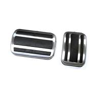 MEXWLOP Pedale Pad, for Peugeot, 308 2007-2019 3008 5008 2016-2019 408 2014-2019 AT MT Pedale Copertura Car Styling Pads Freno Acceleratore Pedali rivestimento pannello portiera auto(BLACK AT 2PIECE)